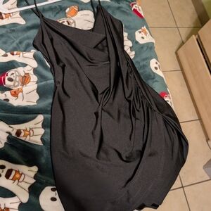 Elegant Black Slip Dress Windsor Brand